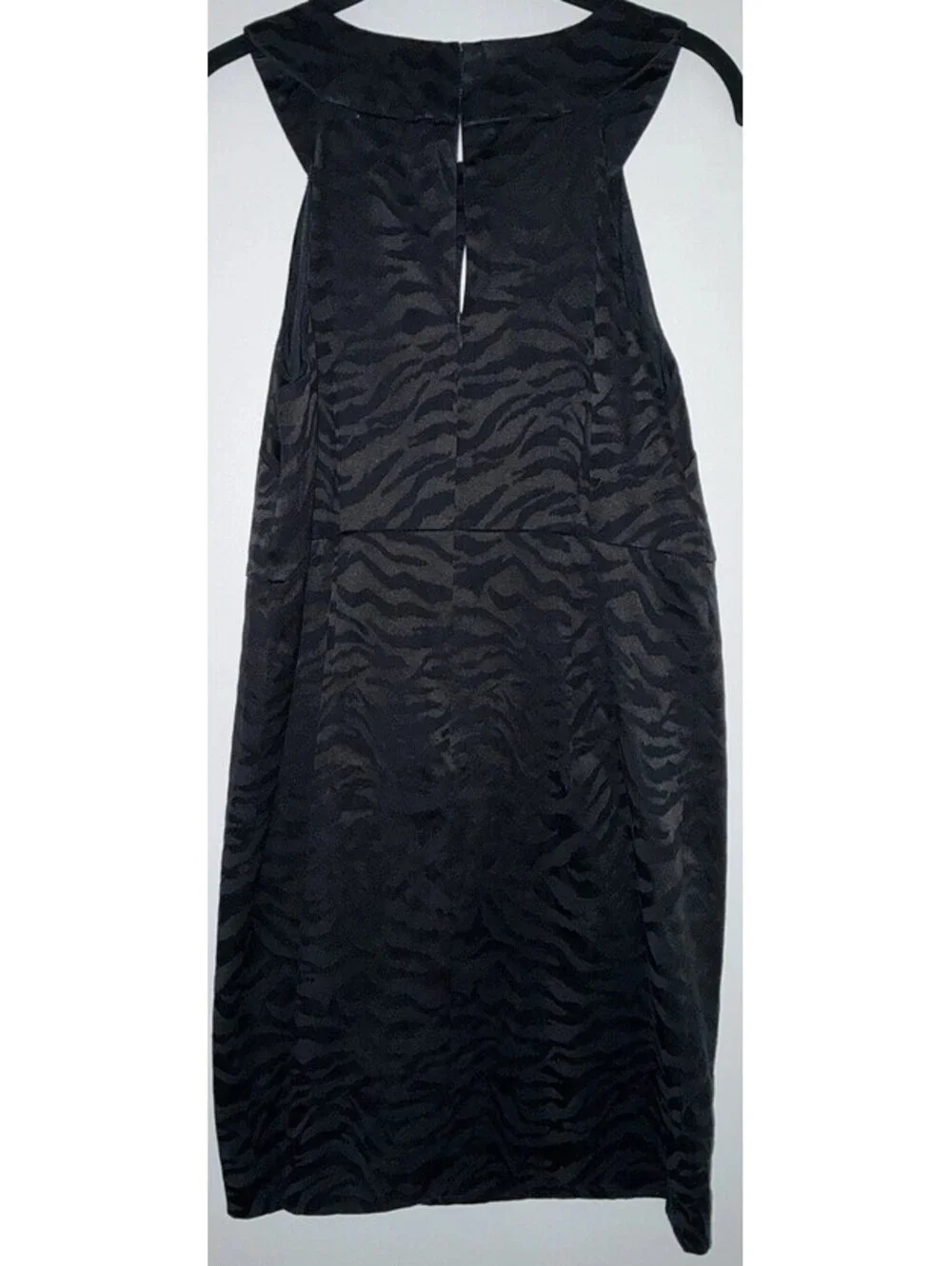 Michael Kors Women's Jacquard Sheath Dress – Sz 8 Button Animal Micheal